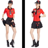 Новый аутентичный лесной рыцарь моряк танцевальный костюм двухцветный лацкат металлический плеч