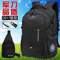 Swiss army dao ba lô nam kinh doanh du lịch túi nữ Swiss Swiss dao ba lô nam trung học sinh viên túi máy tính balo laptop 13 inch