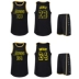 Jersey bóng rổ nam ngắn tay phù hợp với Kobe 24 Curry quần áo bóng rổ phù hợp với nam Lakers James mùa hè thoáng khí