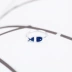 S925 sterling bạc cá xanh mở nhẫn nữ thời trang Hàn Quốc phiên bản đuôi đuôi đơn giản dễ thương món quà trang sức ngón tay nhỏ - Nhẫn