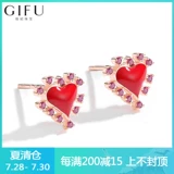 Маленькие универсальные серьги в виде сердечка, простой и элегантный дизайн, серебро 925 пробы