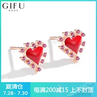 Маленькие универсальные серьги в виде сердечка, простой и элегантный дизайн, серебро 925 пробы