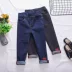 2018 bé gái mùa thu mới của trẻ em Hàn Quốc thời trang quần jeans nữ bé quần nước ngoài quần jean đẹp bé trai Quần