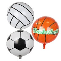 Баскетбольный волейбольный футбольный воздушный шар, украшение, 18 дюймов