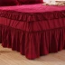 Phương pháp Lay chăn bông rắn dày mùa đông bông giường váy duy nhất mảnh giường gác 1,5 m 1,8 * 2.0x2.2m - Váy Petti