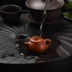 Nhỏ màu tím cát nồi sáng tạo túi nhỏ ngón tay nồi trà nhỏ chơi trà vật nuôi đồ trang trí kung fu trà có thể nâng cao Trà sứ