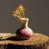 [Jiadan sứ] Trang trí nội thất retro Mini Vase Thay đổi sứ tráng men Duobao bán - Vase / Bồn hoa & Kệ