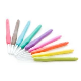 Плетеный радужный крючок для вязания для матери и ребенка ручной работы, набор инструментов, DIY, связать своими руками