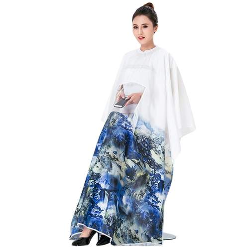 Высококлассный водонепроницаемый прозрачный парикмахерский фартук для стрижки волос для взрослых