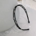 Hàn Quốc Dongdaemun đôi sợi sao đen mỏng phần tóc hoop thời trang hoang dã hẹp bên headband phụ kiện khí áp lực tóc - Phụ kiện tóc