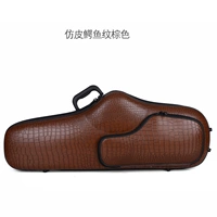 Крокодиловый рисунок коричневая кожа