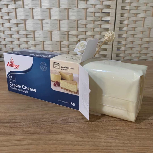 Anjia Cream Cheese Cheese 1 кг импортный сливочный сыр сливочный сыр сыр выпечка сырой ингредиенты