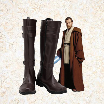 taobao agent 2633-4 Star Wars The Jedi Samurai Obiwang COSPLAY Shoes COSPLAY shoes