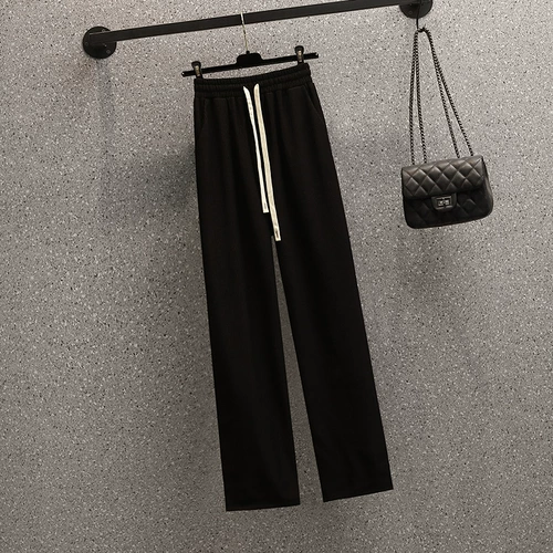 Летняя рубашка с бантиком, штаны, комплект, большой размер, коллекция 2022, подходит для полных девушек, короткий рукав, эластичная талия