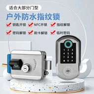 Khóa vân tay chống nước ngoài trời Cửa sân ngoài trời Khóa thông minh Khóa kết hợp ngoài trời Cửa cổ điển ngoài trời Cửa sắt Khóa vân tay khoa thong minh xiaomi khóa thông minh xiaomi