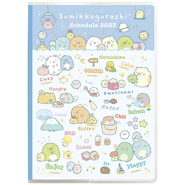 Japan-X Liangxian Rilakkuma Corner Corner Biology 2023 Handbook Notebook