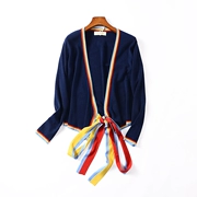 Nhanh [] J ¥ 13 mùa thu nữ dài tay hoang dã phiên bản Hàn Quốc của chiếc áo len mỏng rộng mặc áo len