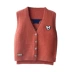 Trai Mùa Xuân và Mùa Thu Trẻ Em Mặc Vest Ấm 2018 Mới Dệt Kim Áo Len Trẻ Em Mỏng của Bé Vest Cardigan