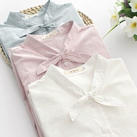 Белая весенняя рубашка для школьников, комбинезон, в корейском стиле