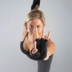 GIẢI QUYẾT Tu sửa Toesox Thể thao Yoga Chống trượt Găng tay nửa ngón Đào tạo Găng tay ngón tay găng tay sợi Găng tay