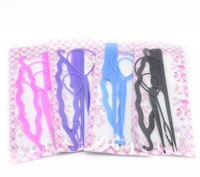 Комплект, заколка для волос, 4 шт, 8 шт