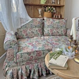 Ткань, ретро диван для гостиной, масло для волос для двоих, сельская мебель, французский стиль, в американском стиле, изысканный стиль