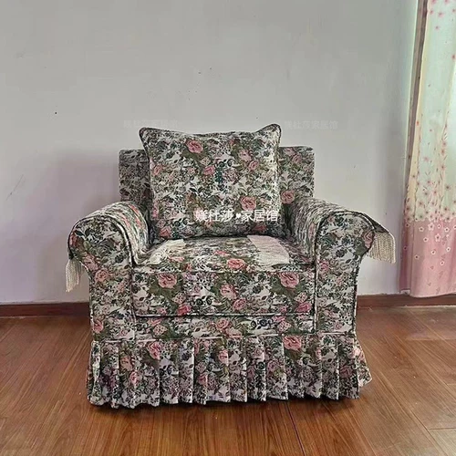 Ткань, ретро диван для гостиной, масло для волос для двоих, сельская мебель, французский стиль, в американском стиле, изысканный стиль