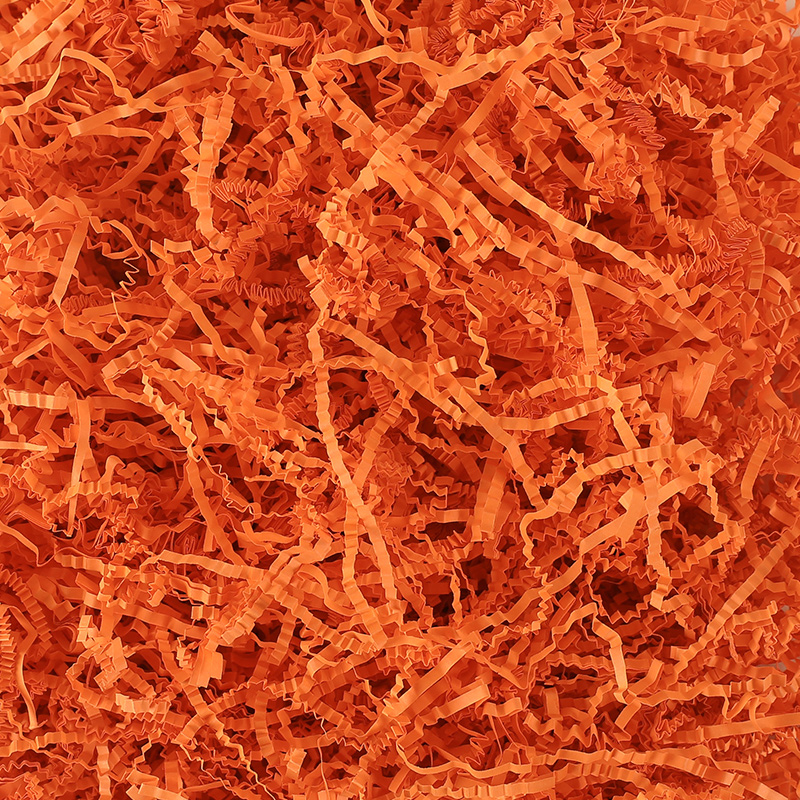 OrangeGift box ornament ceremony Item box Lafite Fillings Shredded paper Silk strip Crumbs Wadding originality Bedding grass decorate Material Science