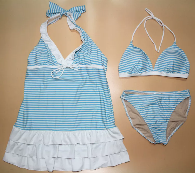 (Cross-border trading), summer swimwear for adults, spring set, plus size, 3 piece set