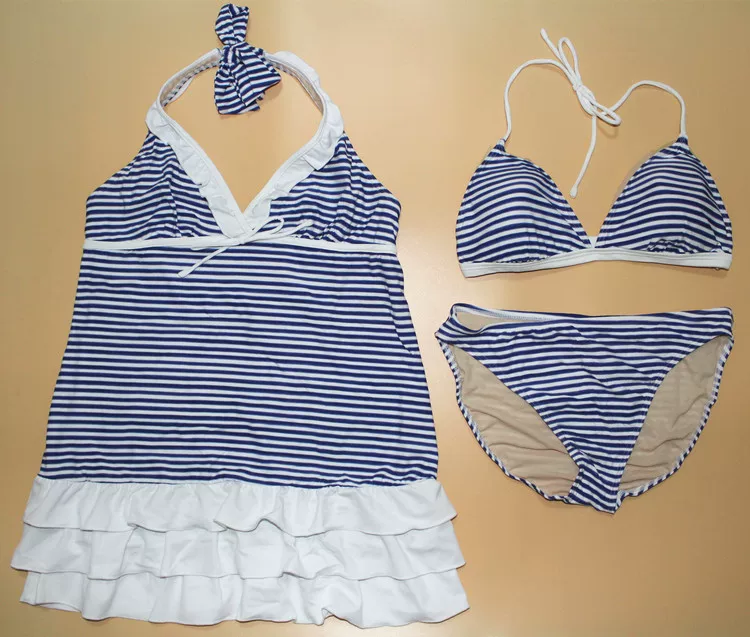 (Cross-border trading), summer swimwear for adults, spring set, plus size, 3 piece set