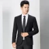 Bộ đồ vest nam phiên bản Hàn Quốc của bộ đồ kinh doanh tự tu phù hợp với bộ đồ nam chuyên nghiệp áo khoác chú rể chú rể - Suit phù hợp bộ vest nam Suit phù hợp