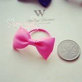 Мини -лук Круг волос ~ Ювелирные изделия для домашних украшений Тедди Бардерс Куккксия Цветочная собака Резиновая группа не приклеивает волосы ~