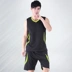 Quần áo bóng rổ phù hợp với jersey bóng rổ nam đồng phục bóng rổ tùy chỉnh chạy thể thao không tay quần short khô nhanh mồ hôi thấm mùa hè