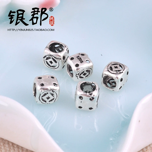 Аксессуары, монеты, плетеный аксессуар ручной работы, серебро 925 пробы