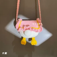Сумка для доставки пакета розового материала