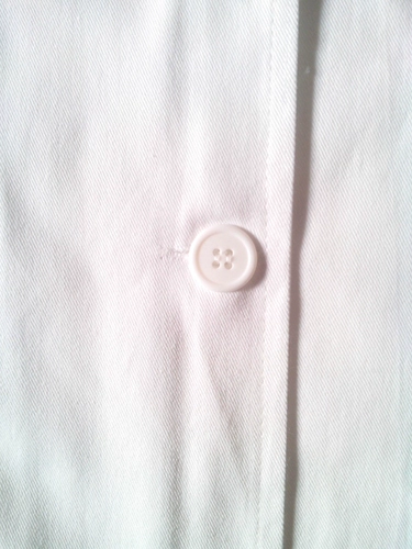 Хлопковый белый халат, хлопковая униформа врача, белая униформа медсестры для работы, 100% хлопок