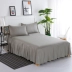 Đơn giản cotton màu rắn giường váy Châu Âu Simmons cotton giường bìa mảnh duy nhất nệm bìa 1.8 m 2 m giường nhóm