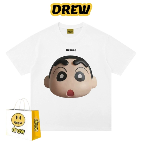 Мультяшная дизайнерская брендовая футболка с коротким рукавом подходит для мужчин и женщин для влюбленных, в американском стиле, тренд сезона, свободный крой