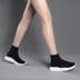 2018 mới vớ đàn hồi giày nữ mùa hè tăng thoáng khí Hàn Quốc phiên bản của ulzzang đáy dày thường vài đôi giày cao Giày cao gót