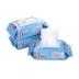 Khăn lau tay em bé con với khăn lau ướt 100 bao 6 gói ngay cả khi không có mùi thơm da mềm mại