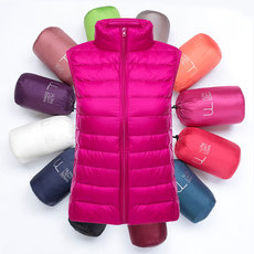 Женский пуховик women sleeveless jacket white