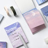 Quickly sign this hand account material INS creative scenery portable portable small book non-stick convenience stickers