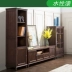 New American đồ nội thất gỗ rắn tủ TV bàn cà phê kết hợp bộ tủ đơn giản đầy đủ rắn gỗ đồ nội thất phòng khách