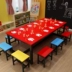 Bàn học sinh học đoàn sinh viên 1,2 mét vẽ tranh tiểu học bàn nghệ thuật bàn nhỏ bàn nâng cao nội thất phòng ngủ - Nội thất giảng dạy tại trường Nội thất giảng dạy tại trường