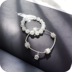 Sinh viên Sen Sở bạn gái cá tính trắng pha lê burst hạt vương miện nhỏ stretch bracelet nữ Hàn Quốc phiên bản của Hàn Quốc đồ trang sức đơn giản Vòng đeo tay Clasp