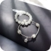 Sinh viên Sen Sở bạn gái cá tính trắng pha lê burst hạt vương miện nhỏ stretch bracelet nữ Hàn Quốc phiên bản của Hàn Quốc đồ trang sức đơn giản