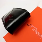 Оригинальная зажигалка, черный глянцевый кожаный чехол