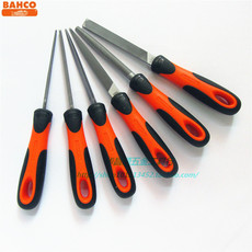 Напильник в пластиковой упаковке 瑞典百固bahco套装4寸细齿锉刀平板圆三角钢锉套装金属打磨工具
