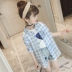 Cô gái mặt trời bảo vệ quần áo 2018 mới của Hàn Quốc phiên bản của siêu mỏng thoáng khí phần dài mùa hè trẻ em lớn ngoài trời da mặt trời quần áo bảo hộ shop quần áo trẻ em đẹp Quần áo ngoài trời cho trẻ em