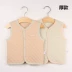 Bé con vest mùa hè cotton bé mùa hè vest nữ bé vest mùa hè mỏng nữ bé yếm trong quần áo trẻ sơ sinh cao cấp Áo ghi lê